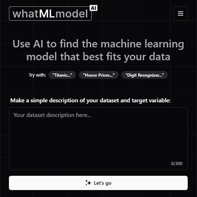 whatMLmodel banner